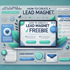Schaubild für einen Leadmagnet oder Freebie.